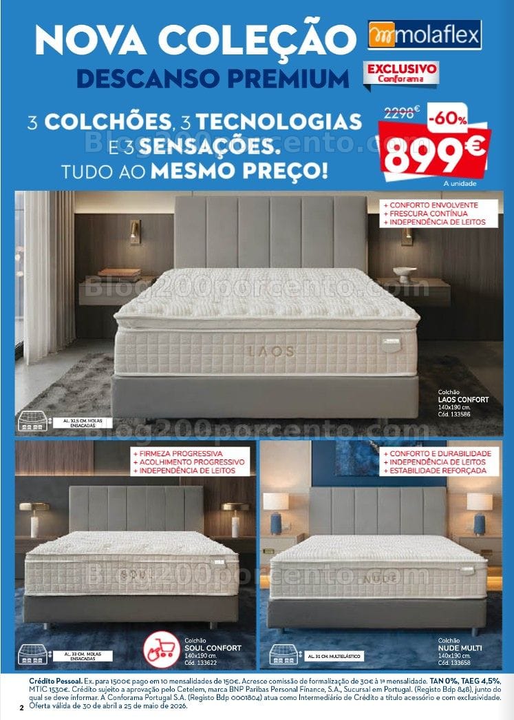 Antevisão Folheto CONFORAMA Promoções de 30 abril a 25 maio